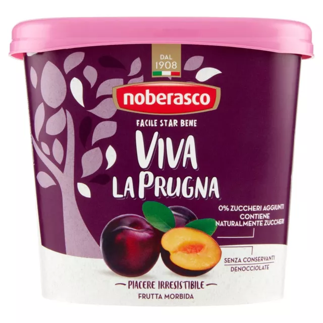 Noberasco Viva La Prugna prugne morbide essiccate 2x 400g NUOVE 7/24