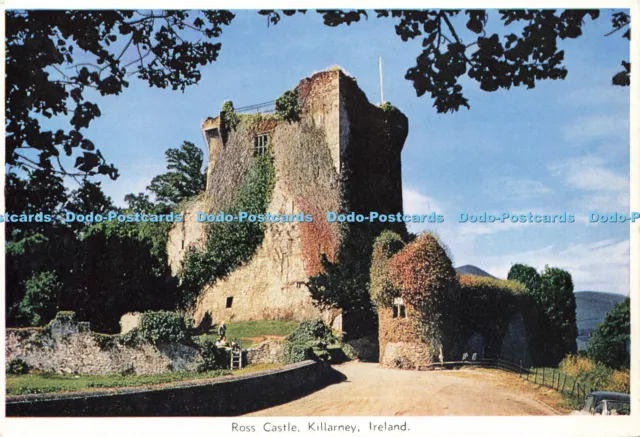 D183543 Ireland. Killarney. Ross Castle. Irish Printers. P. C. Color Card. No. 2