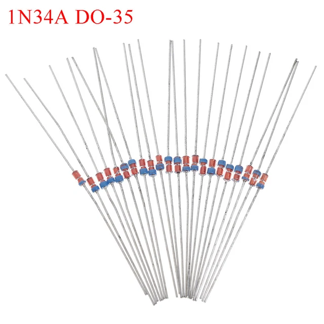 Lot De 20 Diodes Schottky 3V 1SS86 DO-35 - Pour Radio Cristal, Détecteur RF, Tuner TV UHF, Téléphone