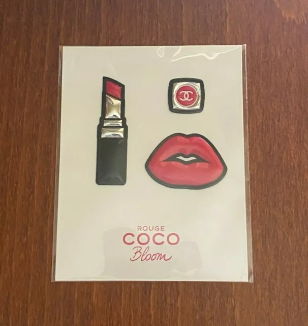 100% AUTHENTIC CHANEL Stickers Rouge Coco Bloom NEW Vip Gift Rare Lipstick  Lips $17.89 - PicClick