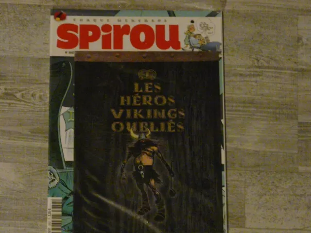 Spirou N° 3657  Avec FLYER  "Les Héros Vikings Oubliés"