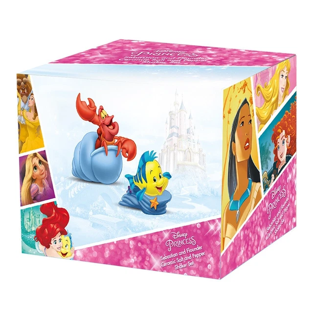 WALT DISNEY THE Little Mermaid Flounder & Sebastian Salt & Pepper Set