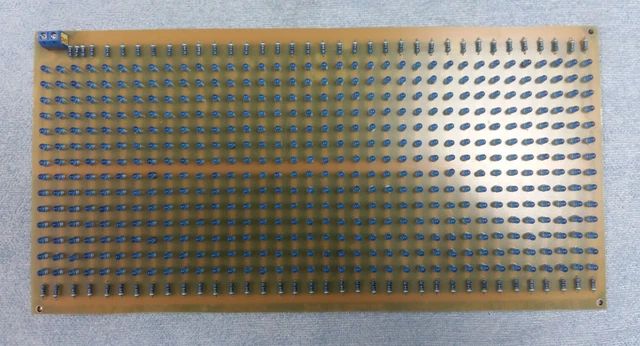 BLUE LED Panel - For Light Show Effect 36x14 - 24V DC power (504 led diodes 3mm)