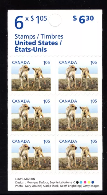Canada - Mint Booklet - Vfnh - Unitrade - Bk476 (2510) - Caribou - 2012