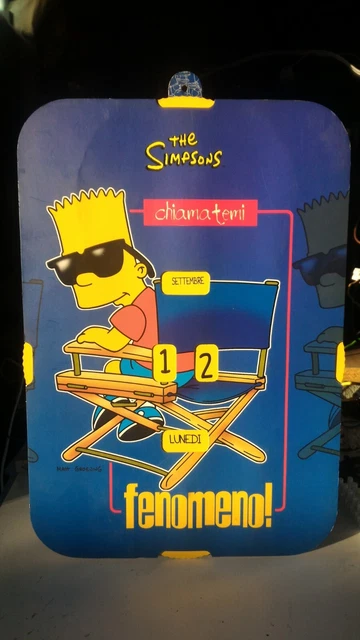 Calendario Perpetuo I Simpsons Originale Cartorama Anno 2000