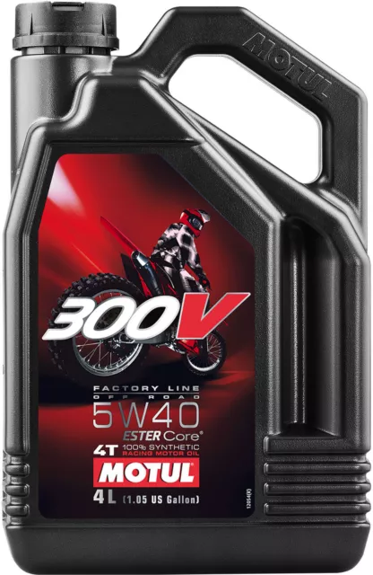 Motul 300V 4T FL Off Road 5W-40 4 Liter Motorrad Rennsport