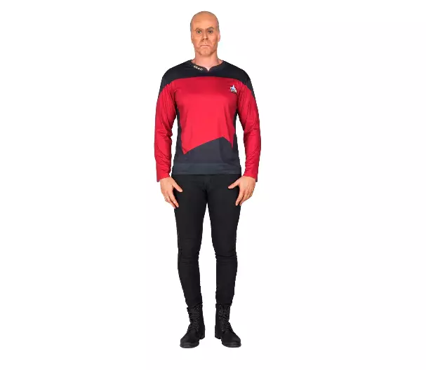 Official Star Trek Picard Costume  Next Generation Uniform Trekkie Fancy Dress