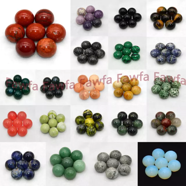 20mm Solid Gemstone Polished Rocks Minerals Crystal Healing Orb Ball Sphere