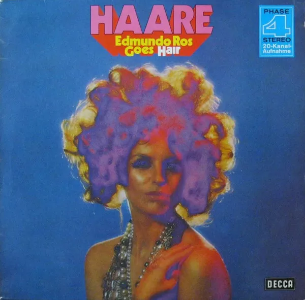 Edmundo Ros - Haare - Edmundo Ros Goes Hair (LP, Album) (Very Good Plus (VG+)) -