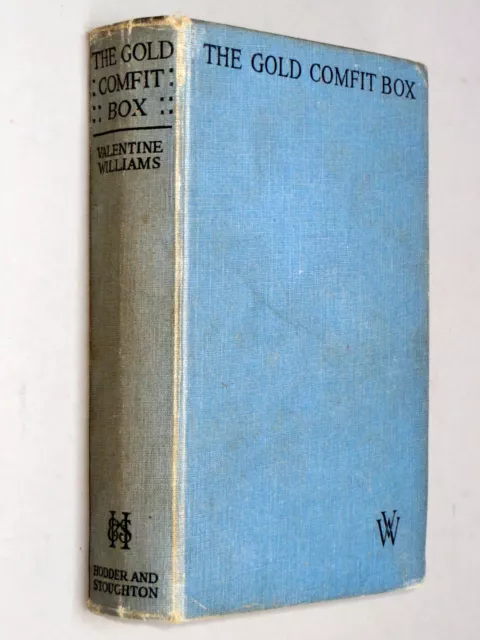 The GOLD COMFIT BOX - Valentine Williams (1932) Dr. Grundt / Clubfoot Mystery of