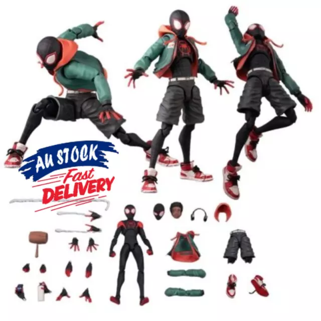 Spiderman Miles Morales PVC Action Figure Toy Across the Spider-Verse Collection