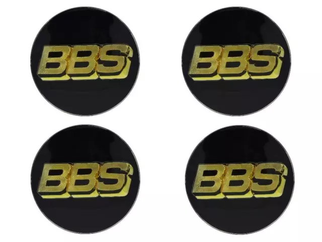 BBS RS FELGENDECKEL Emblem 09.24.036 schwarz / chrom 70.6 mm RF GT
