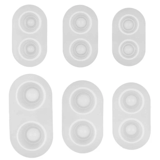 6 Sizes/Set Bjd Doll Heavy Pupil Eye Clear Silicone Mold Base Pressure Diy BjdR7