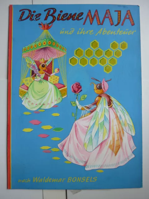 Originalzeichnung "Die BIENE MAJA und ihre Abenteuer" Titelbild Pestalozzi 1960