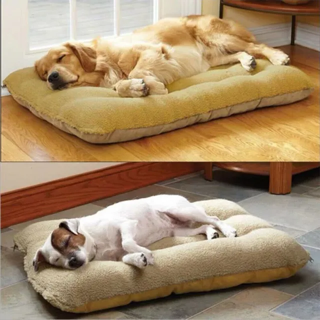 Large Pet Bed Mattress Dog Cat Soft Cushion Pillow Mat Pad Warm Blanket Washable