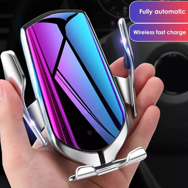 15W Qi Ladegerät Auto KFZ Handy Halterung Induktions Clamping Wireless  Charger