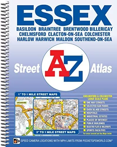 Essex County Atlas (A-Z Street Atlas) by Geographers A-Z Map Co Ltd Book The