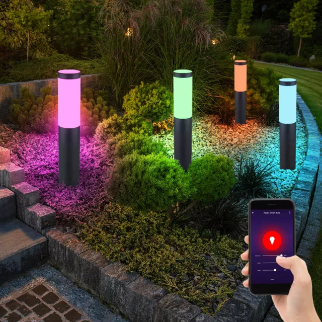 Lampada da terra da esterno lampada da terra dimmerabile Smart LED lampada da giardino luce diurna