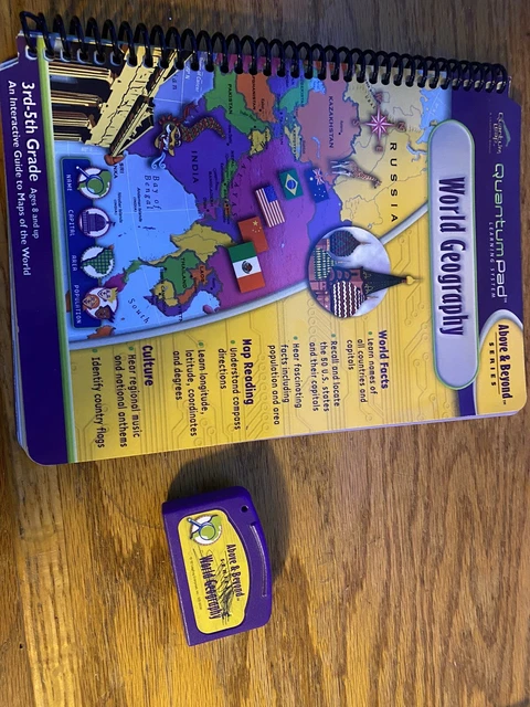 Leapfrog Game Quantum Leap IQuest Interactive Talking Handheld