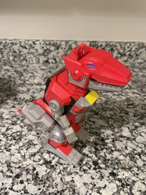 Power Ranger Pads FIGURINES IMAGINEXT POWER Rangers T Rex Zord Red Ranger Dinozord Power ...