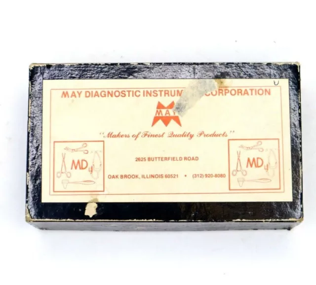 Vintage May Diagnostic Sphygmomantometer Blood Pressure Cuff w/original box!