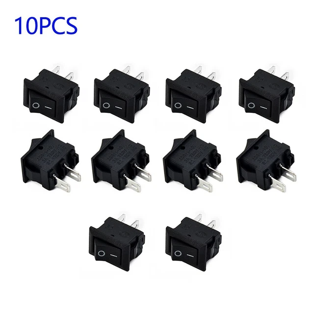 PROFESSIONAL 2 PIN ON/OFF Toggle Switches for Electrical Work Pack of ...