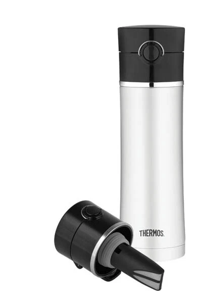 THERMOS Sipp Stainless Steel Vacuum Insulated Bottle with Tea Infuser 470mL