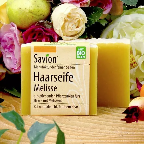 Haarwaschseife - Melisse 80g | SAVION