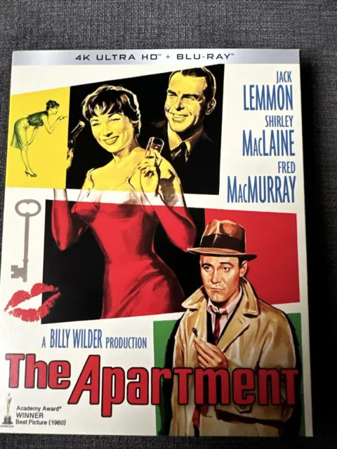 the apartment 4k Uhd & Blu Ray With Slip Cover Watched Once