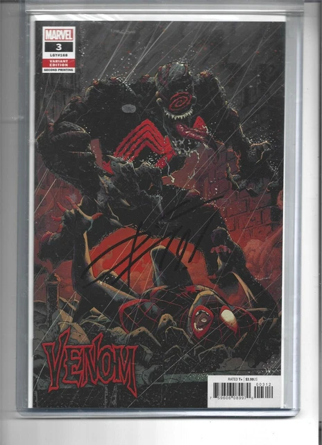 VENOM #3  Ryan Stegman 2nd Print Variant SIGNED by DONNY CATES W/COA   Marvel
