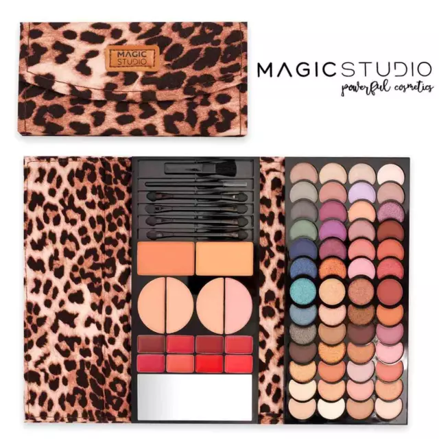 Trousse Magic Studio Wild Safari Maquillaje Make Up Viaje Kit 73 Piezas + Regalo