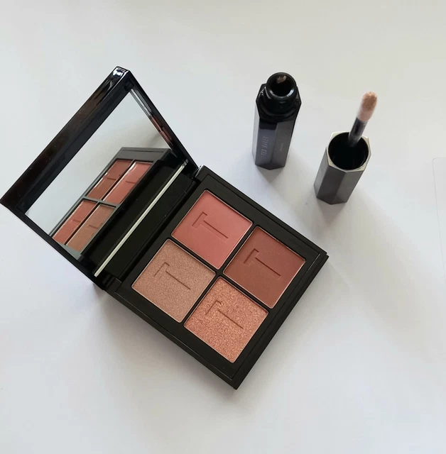NEW TED BAKER Quad Eyeshadow Palette With Mirror Gold /Brown