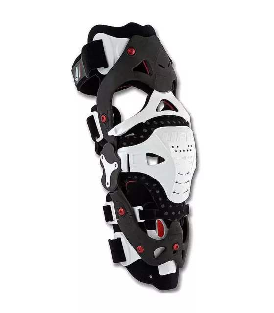 Rodilla UFO Morpho Fit lado izquierdo motocross en blanco - S/M 2