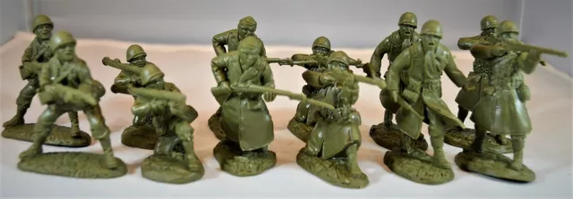 Toy Soldiers of San Diego TSSD US Infantry Fire Support Set 9A Olive Drab Green