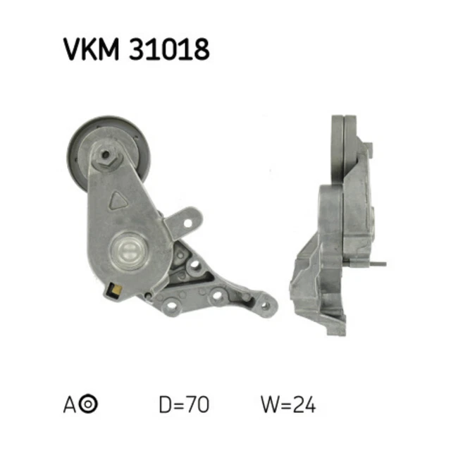 SKF Tendeur de Courroie VKM 31018 pour Audi A3 ; Skoda Octavia ; VW Bora