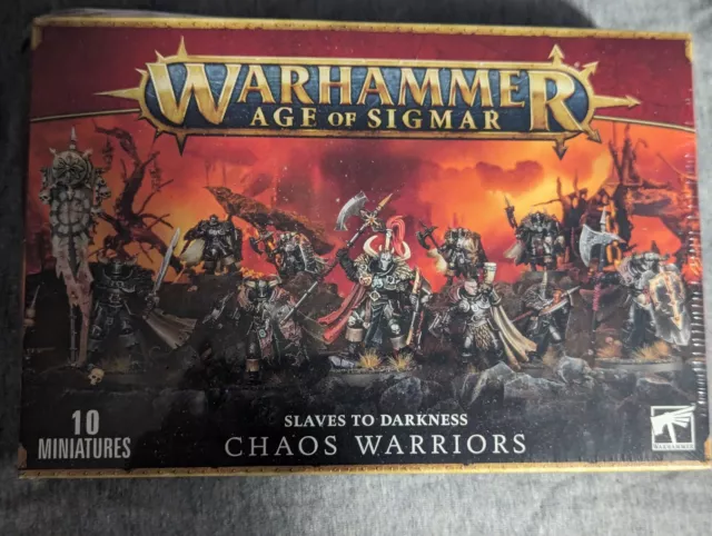 Warhammer Age of Sigmar Slaves to Darkness Chaos Warriors Brand New, Sealed