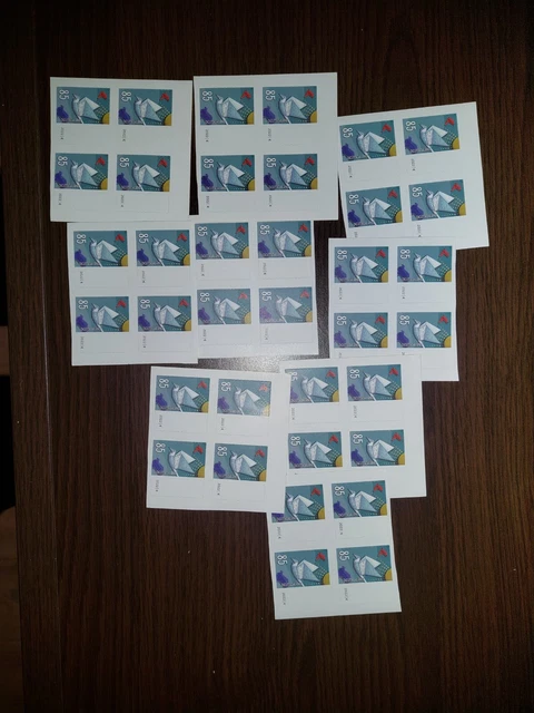 Brieftaube, Briefmarke im Set, Abart, Fehldruck, Deutschland, ohne Matrix Code