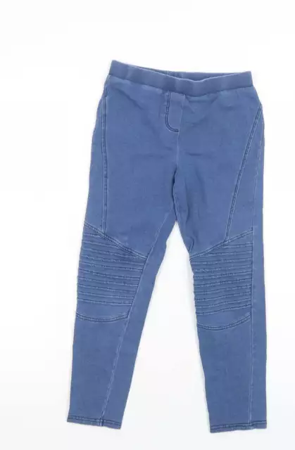 Matalan Mädchen blaue Baumwolle Jegginghose Größe 8 Jahre normal - Leggings