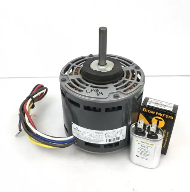 EMERSON K55HXDJM-7081 Blower Motor 1/3HP 1075RPM 4SPD 115V D340126P02 used CMB34