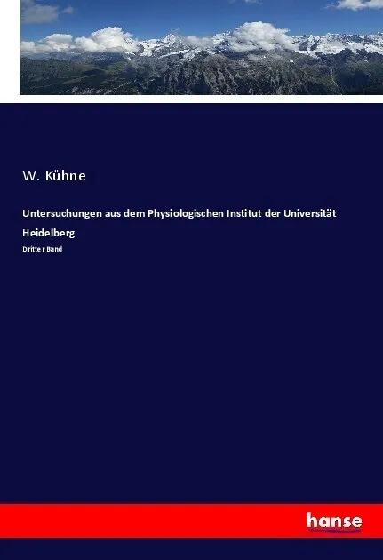 Untersuchungen aus dem Physiologischen Institut der Universität Heidelberg | NEU