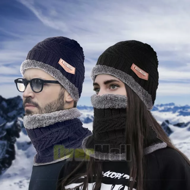 Gorro Para Hombre Gorros De Invierno Hombres Para El Frio Con Bufanda Punto