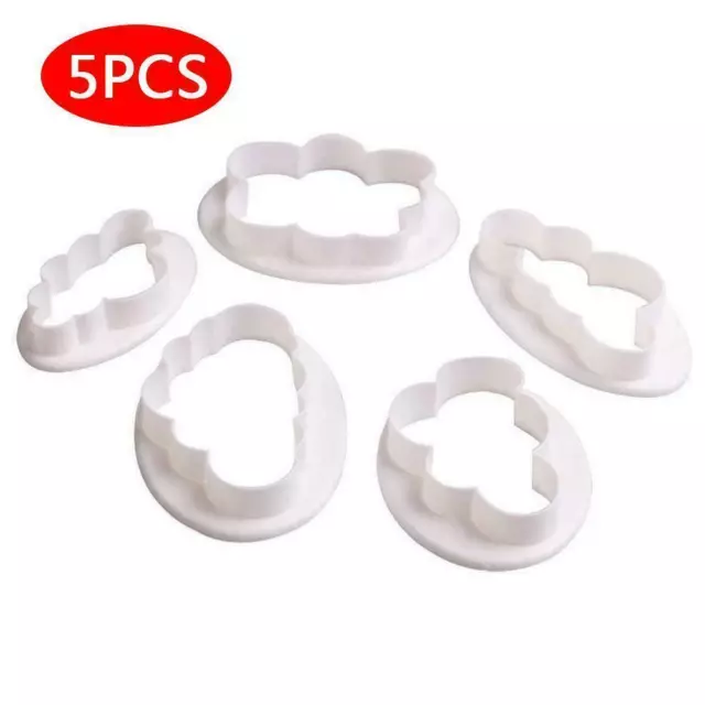 Cloud Shaped Cookie Cutter Press Pastry Biscuit Cake Icing Sugar Mould C6K4