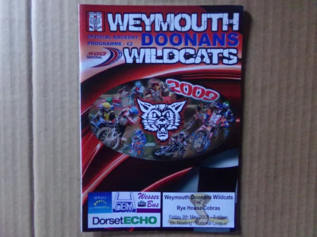2009 Weymouth Wildcats v Rye House Cobras National League  08/05/09
