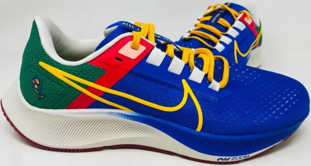 Nike Men's Air Zoom Pegasus 38 Athletic Shoes Blu/Multi #DO7763 Size:9.5 160L