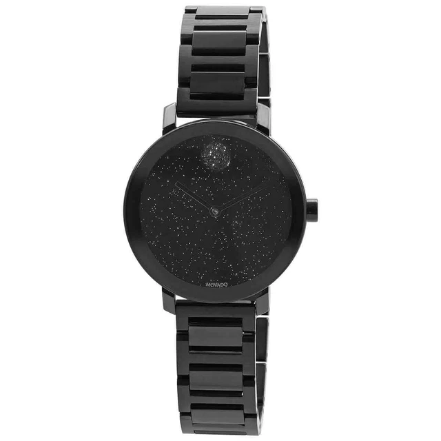 Movado BOLD Evolution Orologio da Donna Quadrante Museo Nero 3600734