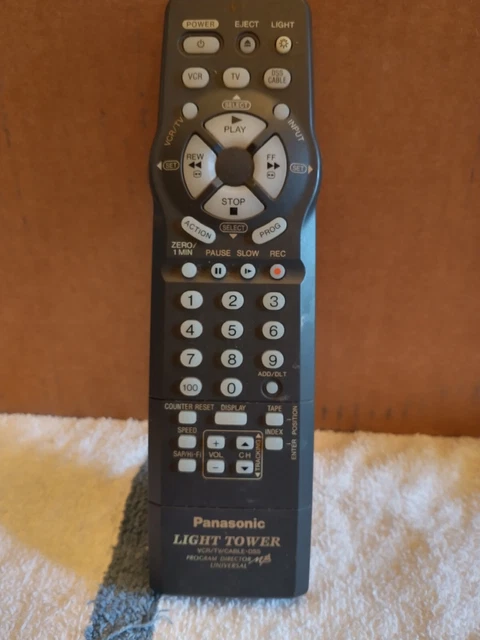 Genuine Panasonic Light Tower TV VCR Remote Control LSSQ0286 Free Shipping