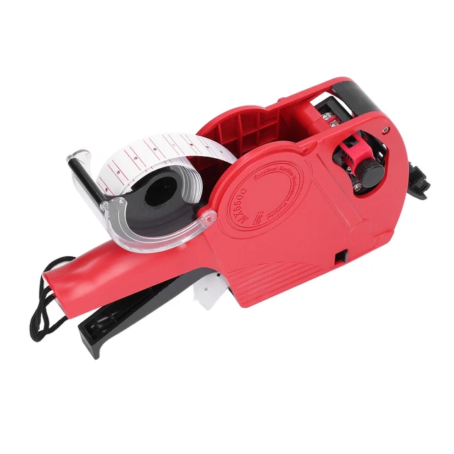 Manual Labeling Machine 8 Digits Price Tag With Cartridge Price Marking Tool