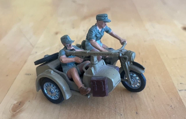 VINTAGE SIDE CAR Bmw German Ww2 Army Militaire Britains Ltd EUR 49,99