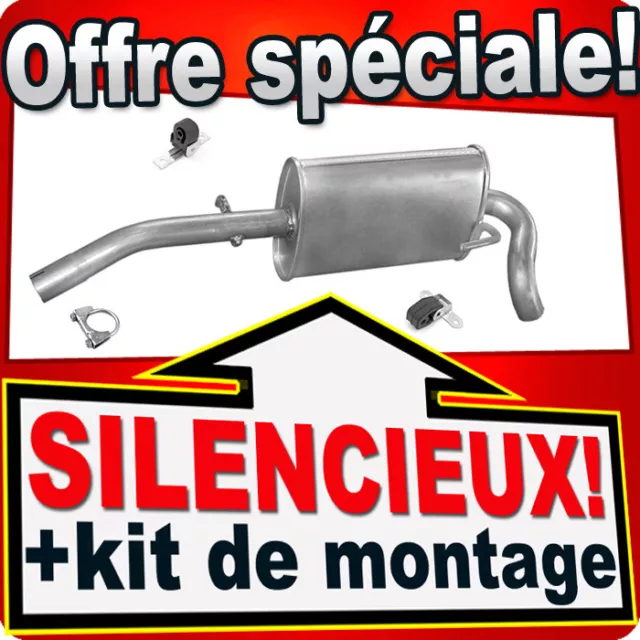 Silencieux Arriere pour SEAT AROSA VW LUPO 1.0 37kW 1.4 44kW 1997-2005