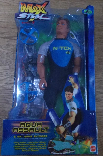 MATTEL MAX STEEL Aqua Assault 12